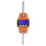 Cantar electronic de mana, Brillo, 300 kg, Ecran LCD, Galben