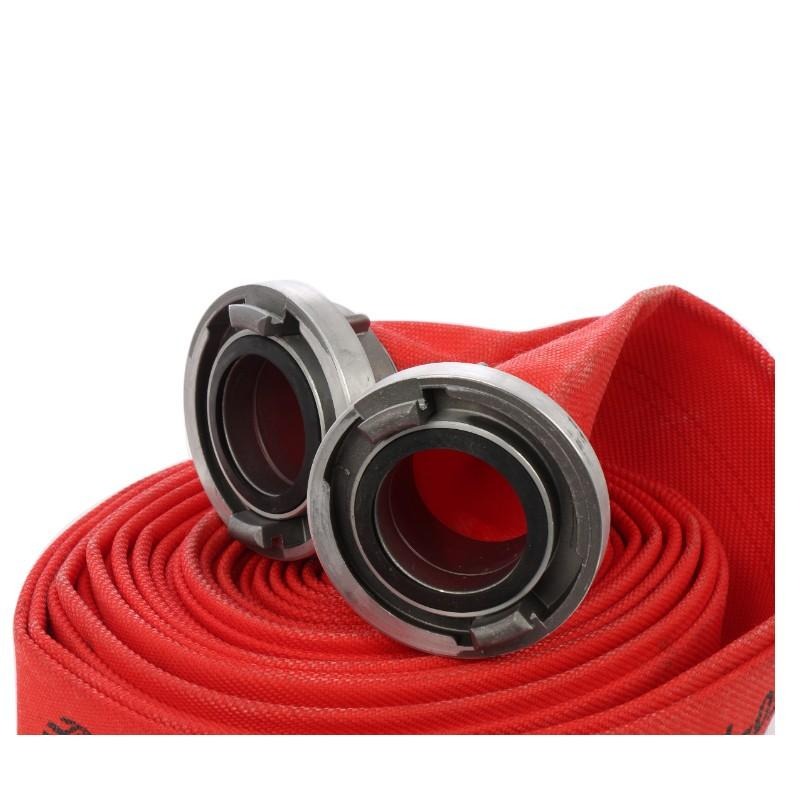 Furtun Pompier 2'' Brillo Cu Cuple, 30 M, 8 Bari, Rosu
