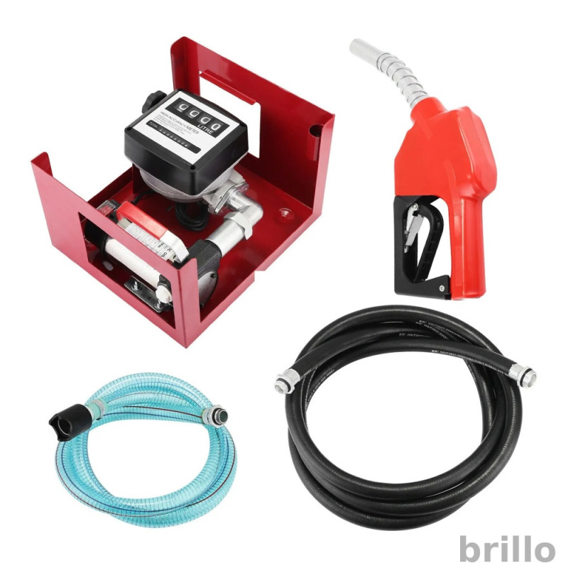 Fotografie detaliată cu Pompa electrica de transfer diesel cu autoamorsare 220V, 750W, debit 40 l/min, compatibil cu Piese si Unelte
