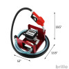 Fotografie detaliată cu Pompa electrica de transfer diesel cu autoamorsare 220V, 750W, debit 40 l/min, compatibil cu Piese si Unelte