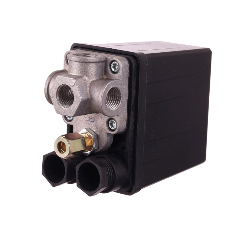 Fotografie detaliată cu Presostat compresor 3 iesiri, universal, 220v, ideal pentru Compresoare si Generatoare