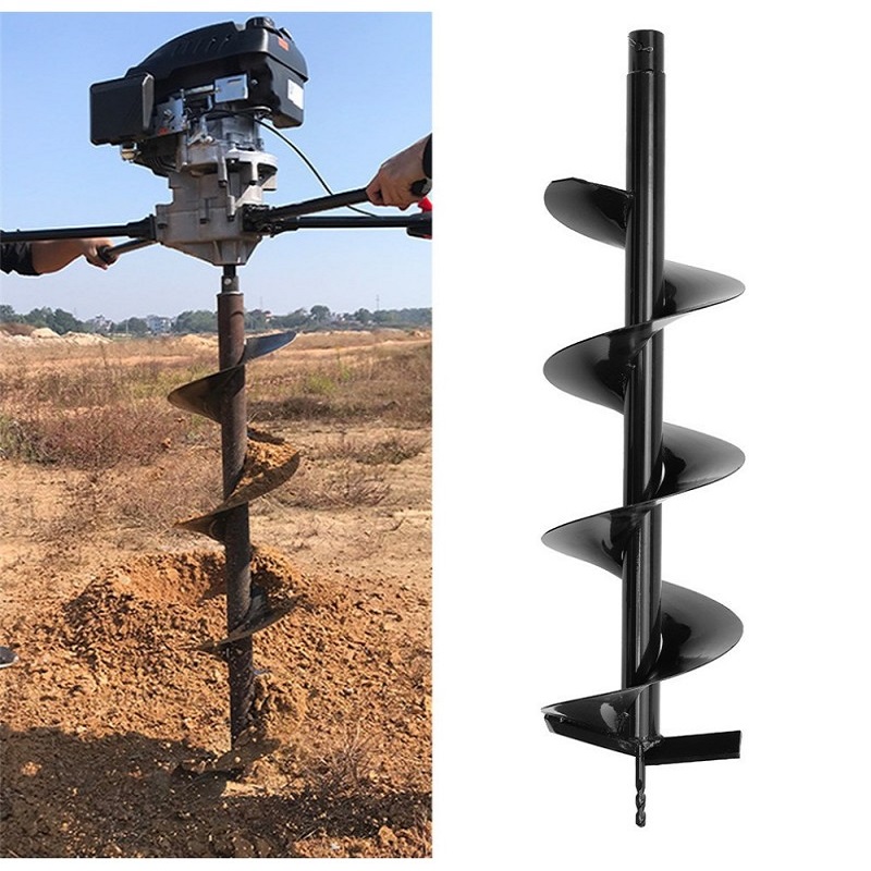 Burghiu motoforeza pamant 250x800mm - Eldepo.ro Fotografie detaliată cu Burghiu motoforeza pamant 250x800mm, compatibil cu Motoburghie si accesorii