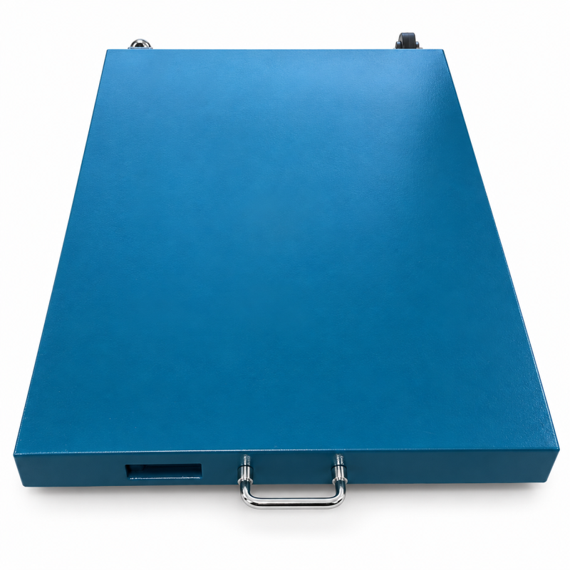 Fotografie detaliată cu Cantar de podea Brillo 1000kg, platformă 80cm/60cm Display LCD, model 2, compatibil cu Cantarire