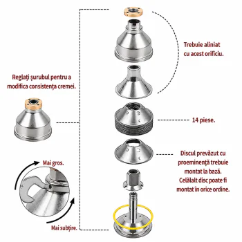 Capac tambur pentru separator de smantana Capac tambur pentru separator de smantana