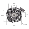 Demaror Briggs & Stratton model 09P702, series 450E, 500E, 550E, 575E - Eldepo.ro Fotografie detaliată cu Demaror Briggs & Stratton model 09P702, series 450E, 500E, 550E, 575E, compatibil cu Masini de gazon