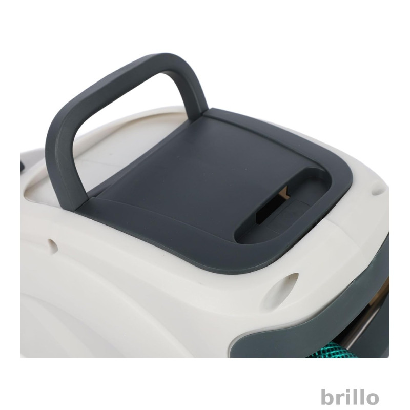 Fotografie detaliată cu Furtun cu tambur retractabil automat 30m+2m Brillo, fixare pe perete, compatibil cu Unelte de gradinarit