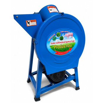 Razatoare si tocator electric de furaje Brillo 2 in 1 cu motor electric monofazat 2.2kW/2800rpm