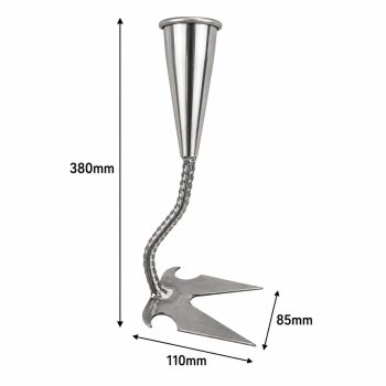 Sapa plivit cu 2 dinti 38 cm Sapa plivit cu 2 dinti 38 cm