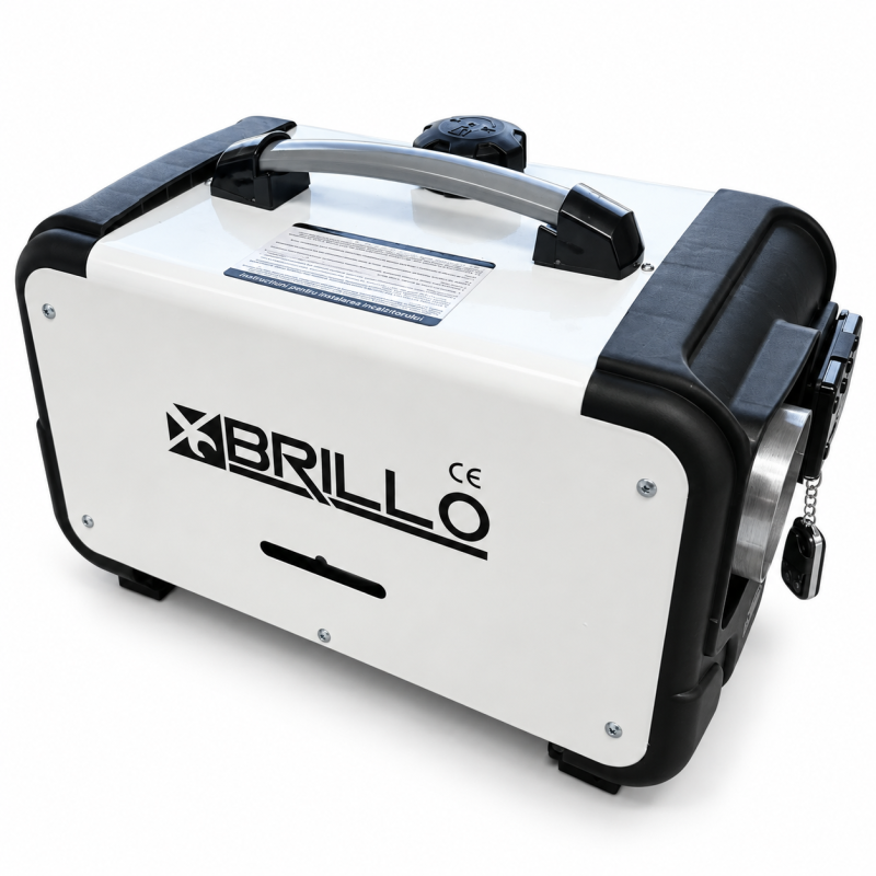 Sirocou, incalzitor stationar diesel Brillo 12001, portabil, 12kW, 12V/24V/220V, display LCD, telecomanda - Eldepo.ro Fotografie detaliată cu Sirocou, incalzitor stationar diesel Brillo 12001, portabil, 12kW, 12V/24V/220V, display LCD, telecomanda, compatibil cu Sirocouri Auto/Incalzitoare Stationare