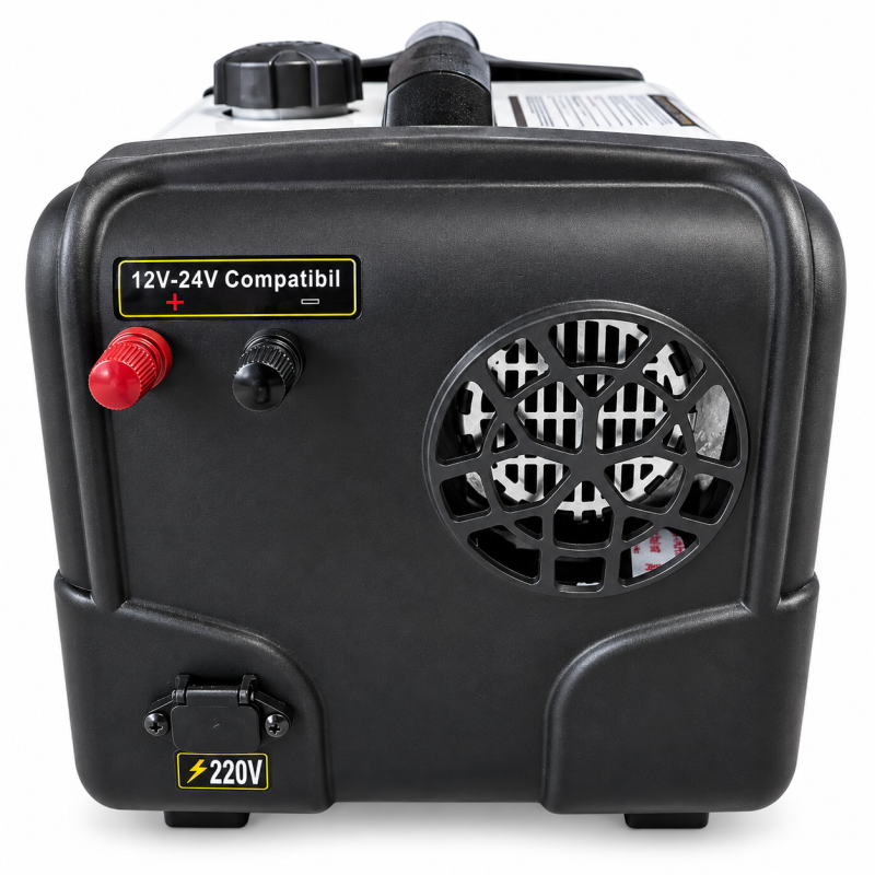 Sirocou, incalzitor stationar diesel Brillo 12001, portabil, 12kW, 12V/24V/220V, display LCD, telecomanda - Eldepo.ro Fotografie detaliată cu Sirocou, incalzitor stationar diesel Brillo 12001, portabil, 12kW, 12V/24V/220V, display LCD, telecomanda, compatibil cu Sirocouri Auto/Incalzitoare Stationare